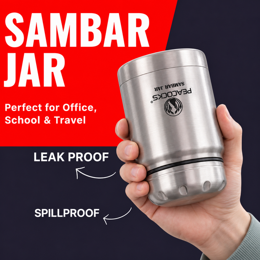 PE BIRDS  Diwali Gift Combo – Sambar Jars, Set of 2