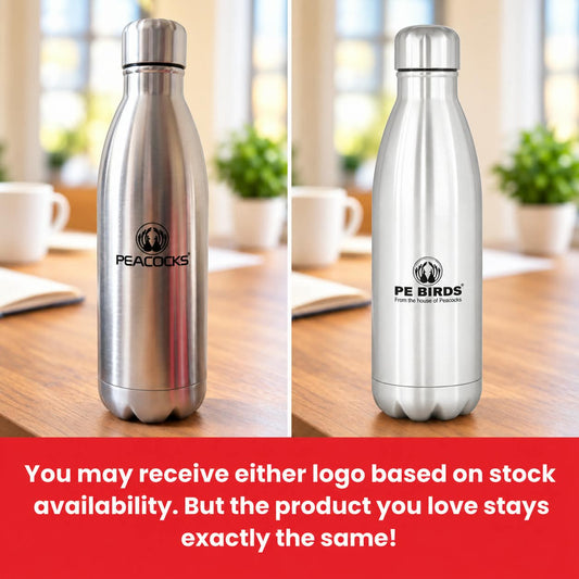 PE BIRDS Cola Stainless Steel Vacuum Flask with Steel Lid  | Say No to plastic lid