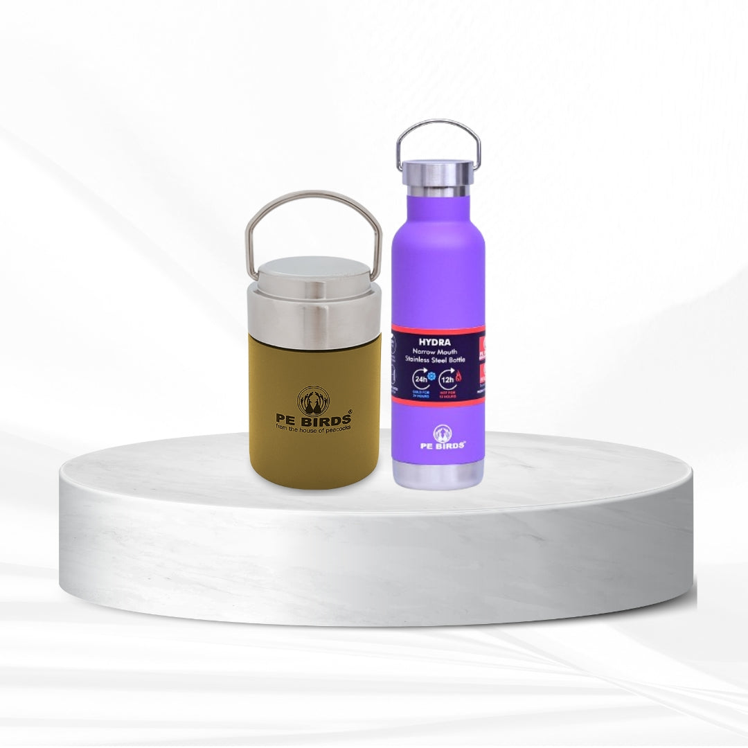 Pebirds Flow Sambar Jar Yellow + Hydra (Say No To Plastic)