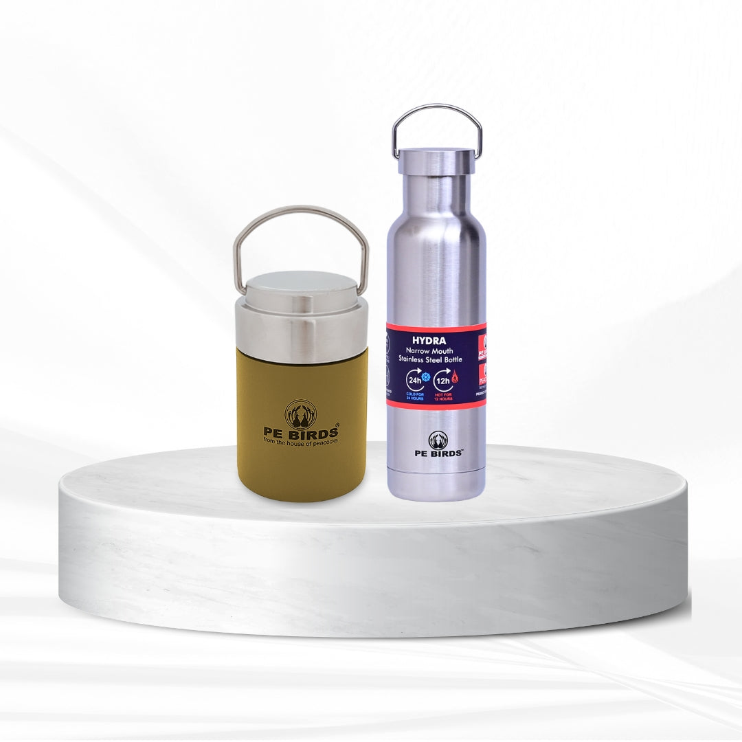 Pebirds Flow Sambar Jar Yellow + Hydra (Say No To Plastic)
