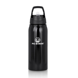 Funtime BPA FREE Water Bottle Stainless Steel - pebirds - peacocks