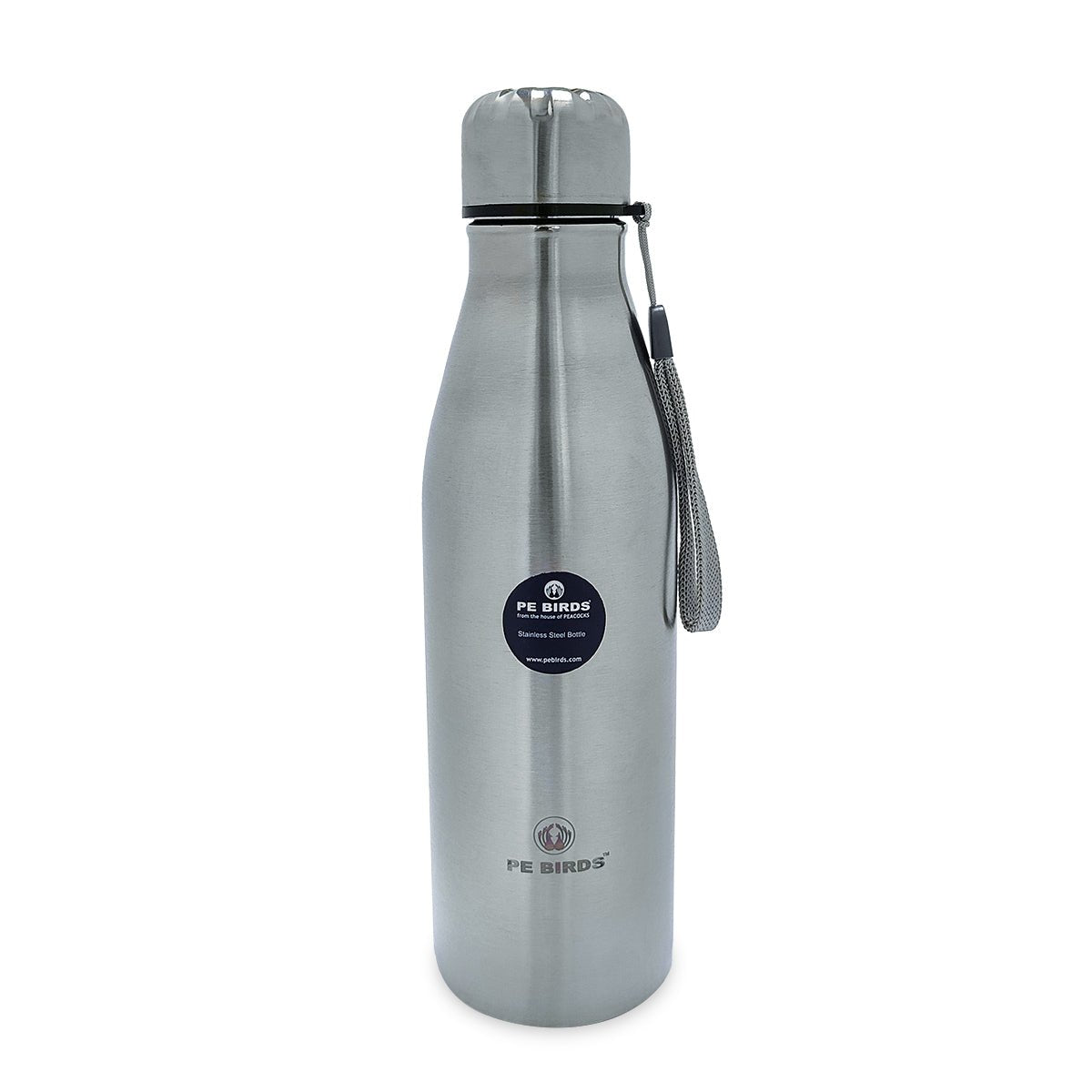 Funtos BPA FREE Water Bottle Stainless Steel - pebirds - peacocks