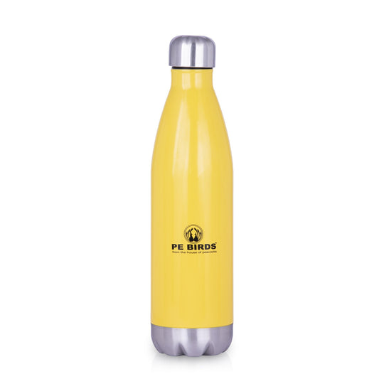 Funtos BPA FREE Water Bottle Stainless Steel - pebirds - peacocks