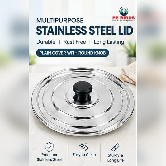 Multipurpose lid with knob set of 4