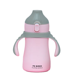 PE BIRDS 316 Grade Stainless Steel Double Wall Baby Bottle | Insulated food jar for Baby 280ml - pebirds - peacocks