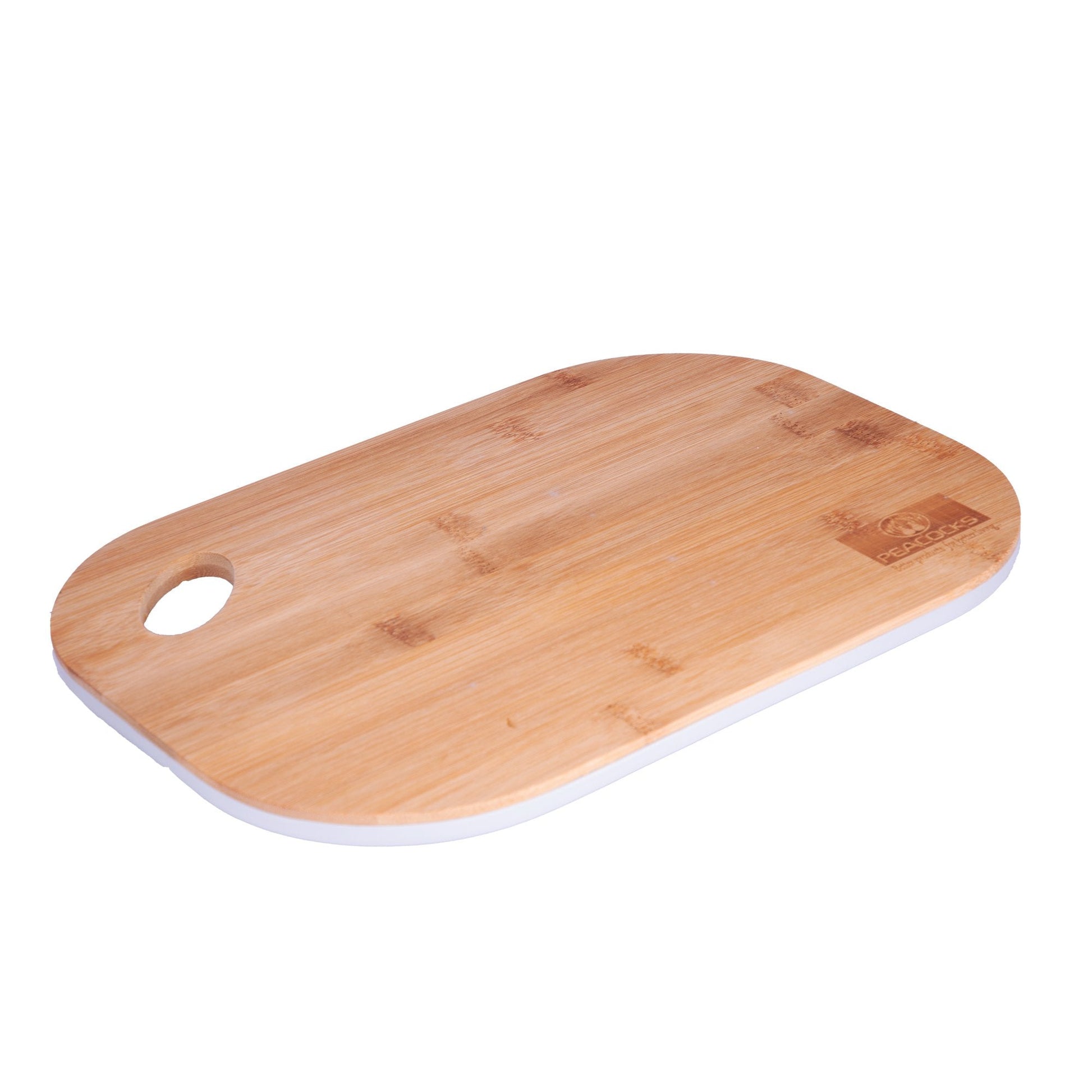 PE BIRDS Bamboo Cutting Board Anti Skid (Size of 33 cm (L) x 23 cm (W) 1.3 cm (H) - pebirds - peacocks