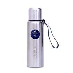 PE BIRDS Steel O Steel Vacuum Flask | Say no to plastic LID - pebirds - peacocks