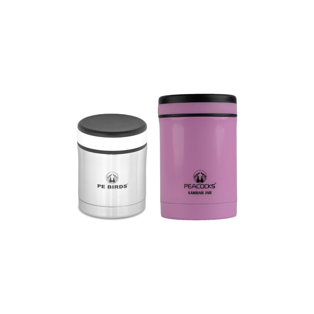 Pe Birds Regular Sambar Jar (250ml + 390ml)