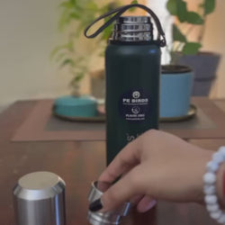 PE BIRDS  Steel O Steel Vacuum Flask | Say no to plastic LID