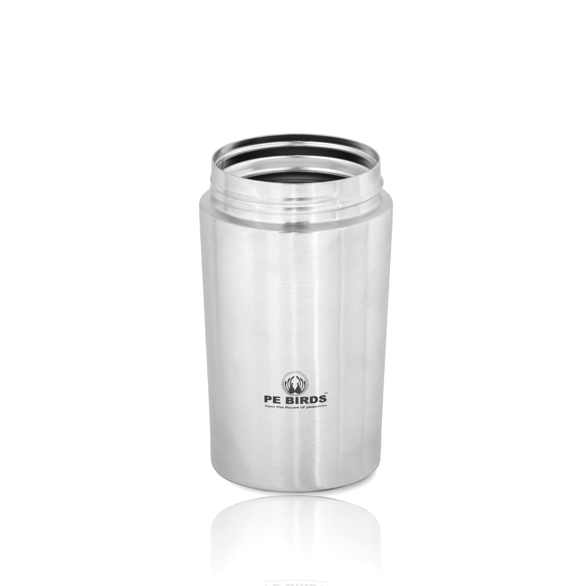 PE BIRDS Stainless Steel Sipper cum Food Jar