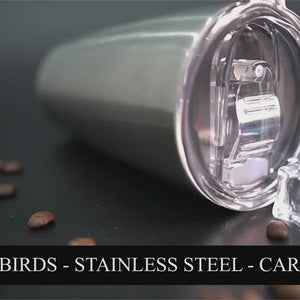 PE BIRDS Stainless Steel Vacuum Car Mug