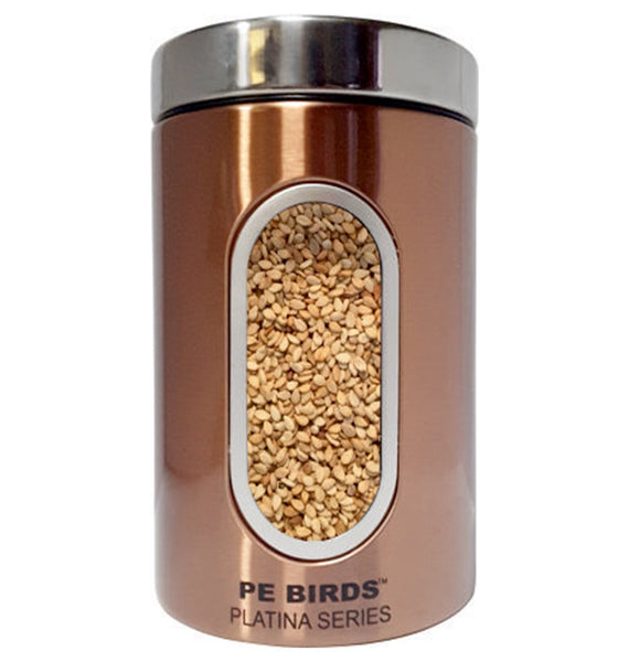 PE BIRDS Copper Round Storage Copper Jar For Kitchen Storage
