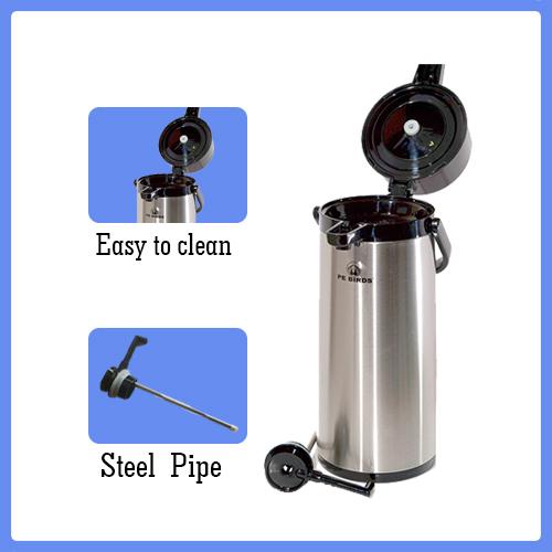 PE BIRDS steel refill Linear Airpot For Coffee/Tea