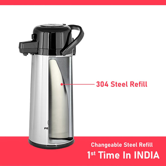 PE BIRDS steel refill Linear Airpot For Coffee/Tea