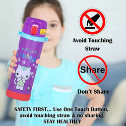 PE BIRDS Stainless Steel Ora Thermos Sipper for kids, Kids Flask 500 ml