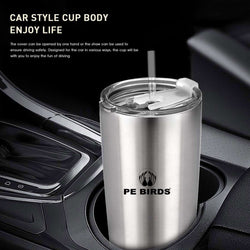 PE BIRDS Stainless Steel Vacuum Car Mug