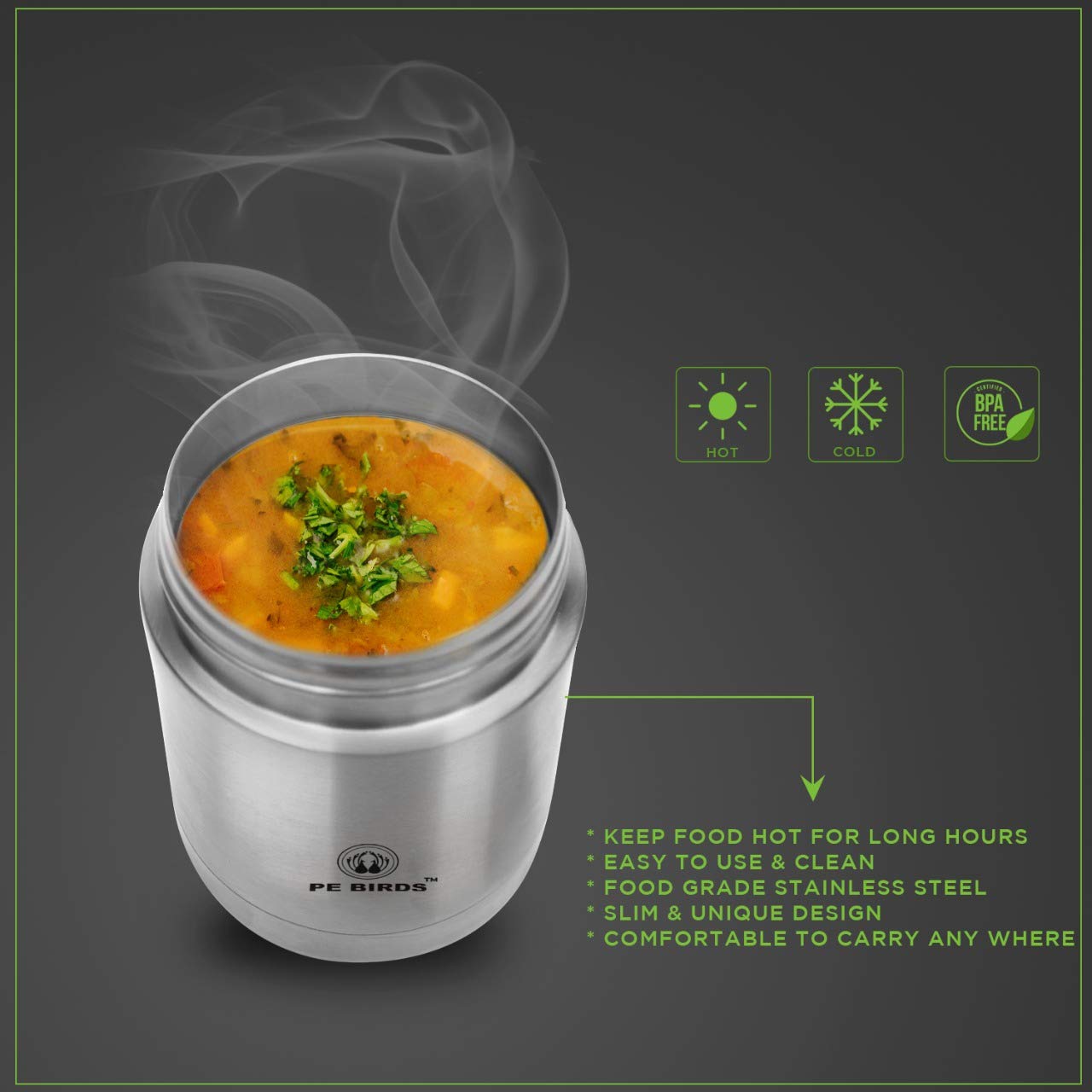 Sambar Jar Vacuum Insulated Food Jar