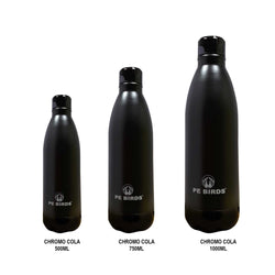 PE BIRDS Stainless Steel Double Wall Chromo Cola Vacuum Flask