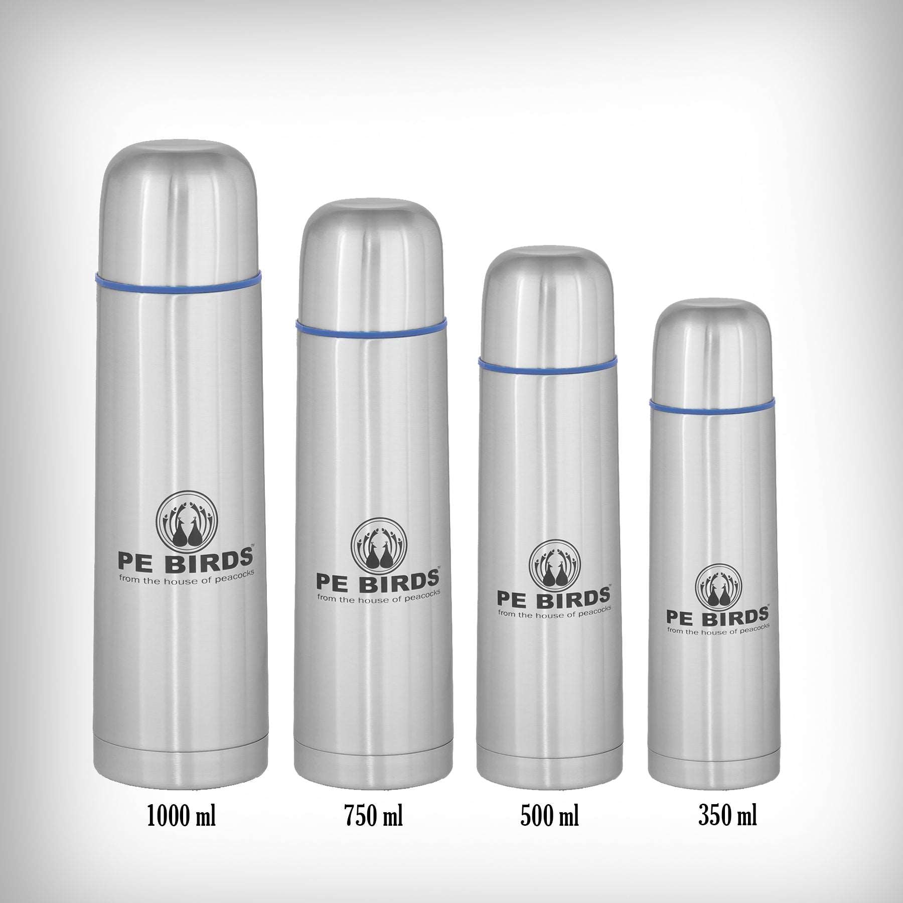 PE BIRDS Stainless Steel Double Wall Bullet Slim Vacuum Flask