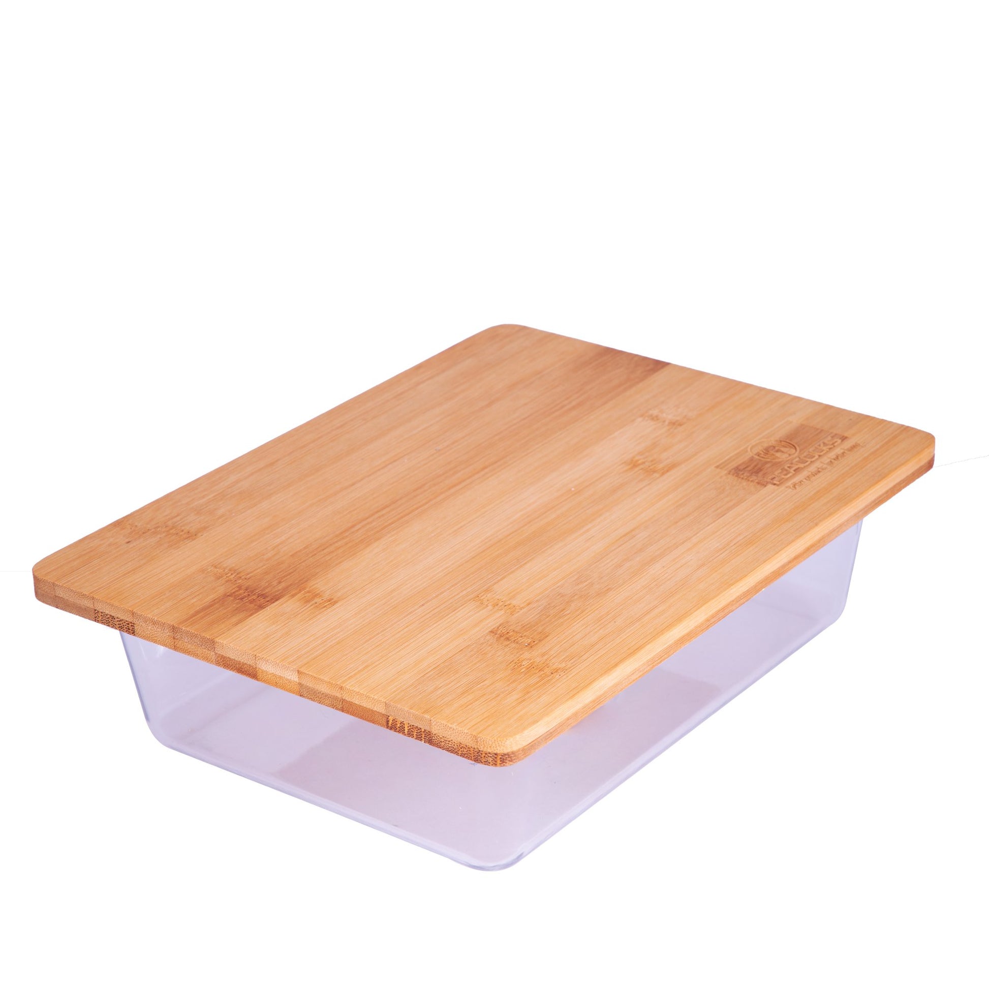 Bamboo FRUIT & CHEESE BOX Handle Fruit and Cheese Cutting