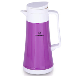 PE BIRDS Emerald Platina Steel Double Wall Vacuum Flask