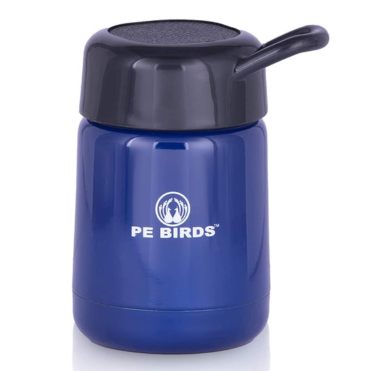 PE BIRDS Stainless Steel Double Wall Food Jupiter Sambar Jar, 260ml