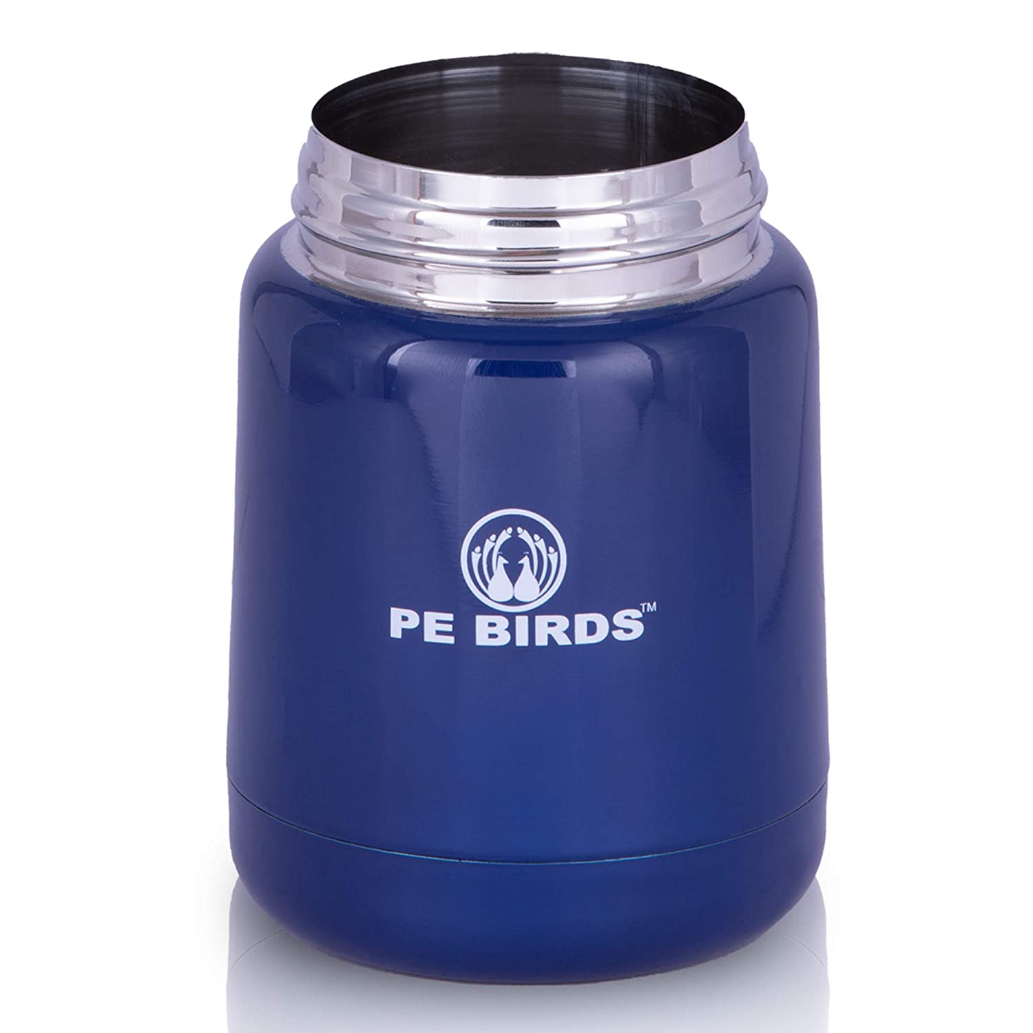 PE BIRDS Stainless Steel Double Wall Food Jupiter Sambar Jar, 260ml