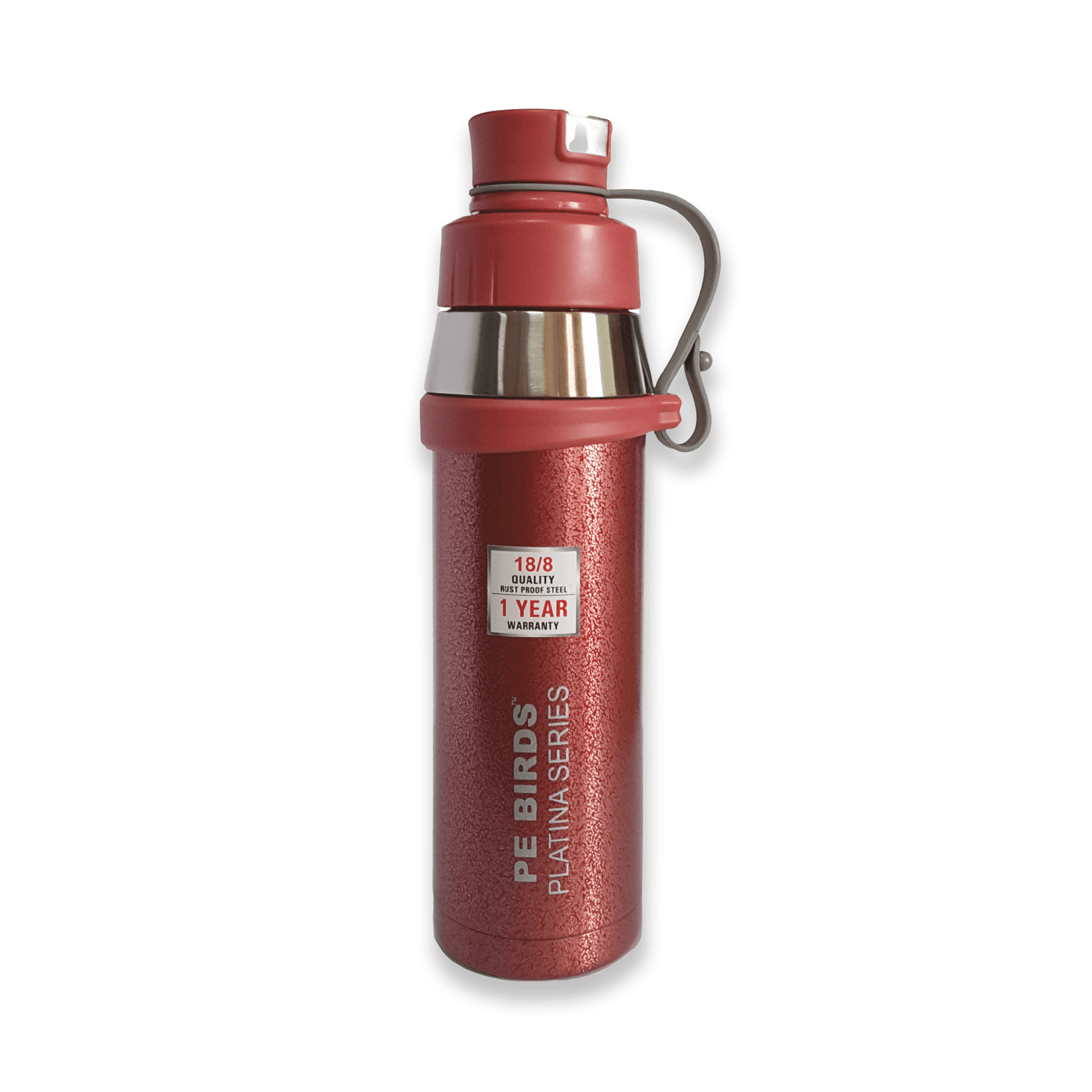 PE BIRDS Stainless Steel Marc Vacuum Flask Platina Series