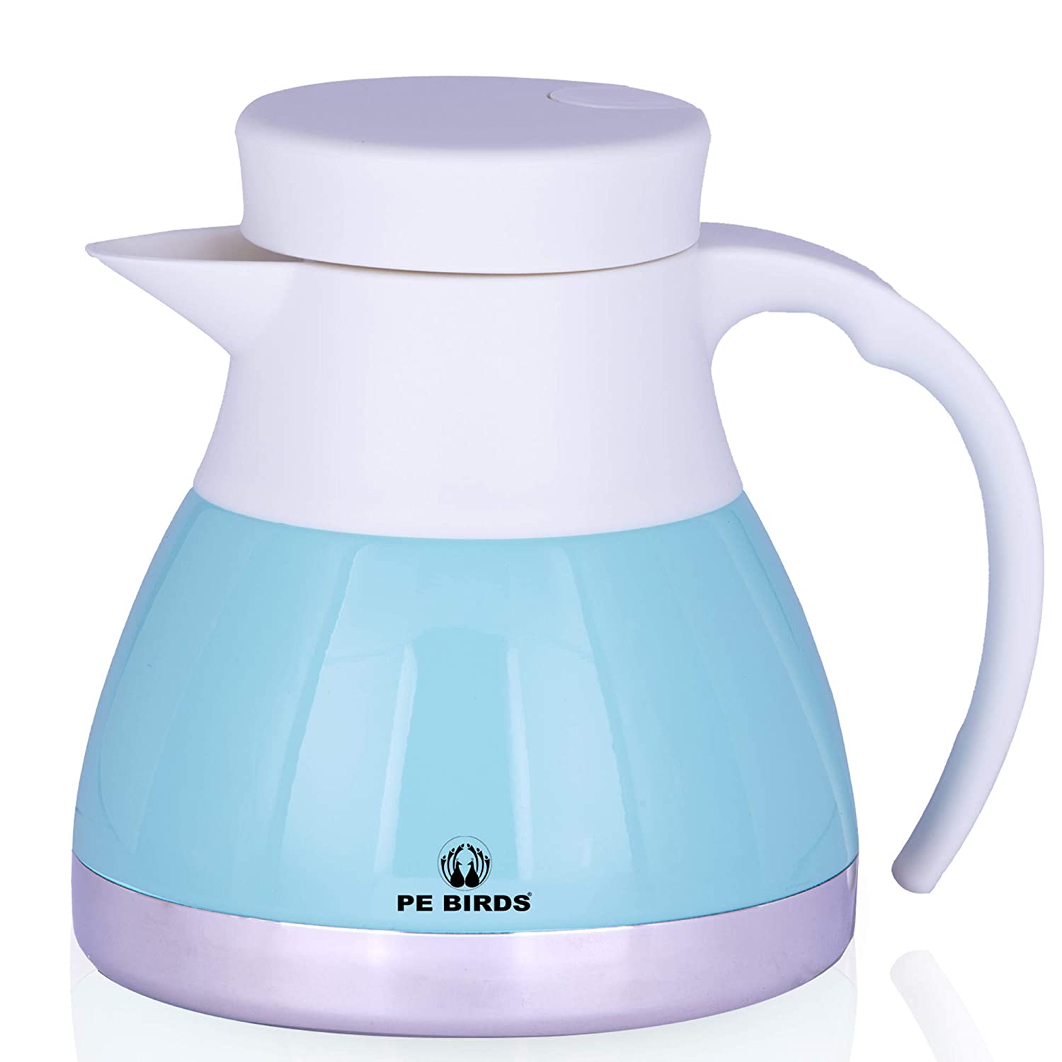 PE BIRDS Stainless Steel Sapphire Coffee Pot Vacuum Flask