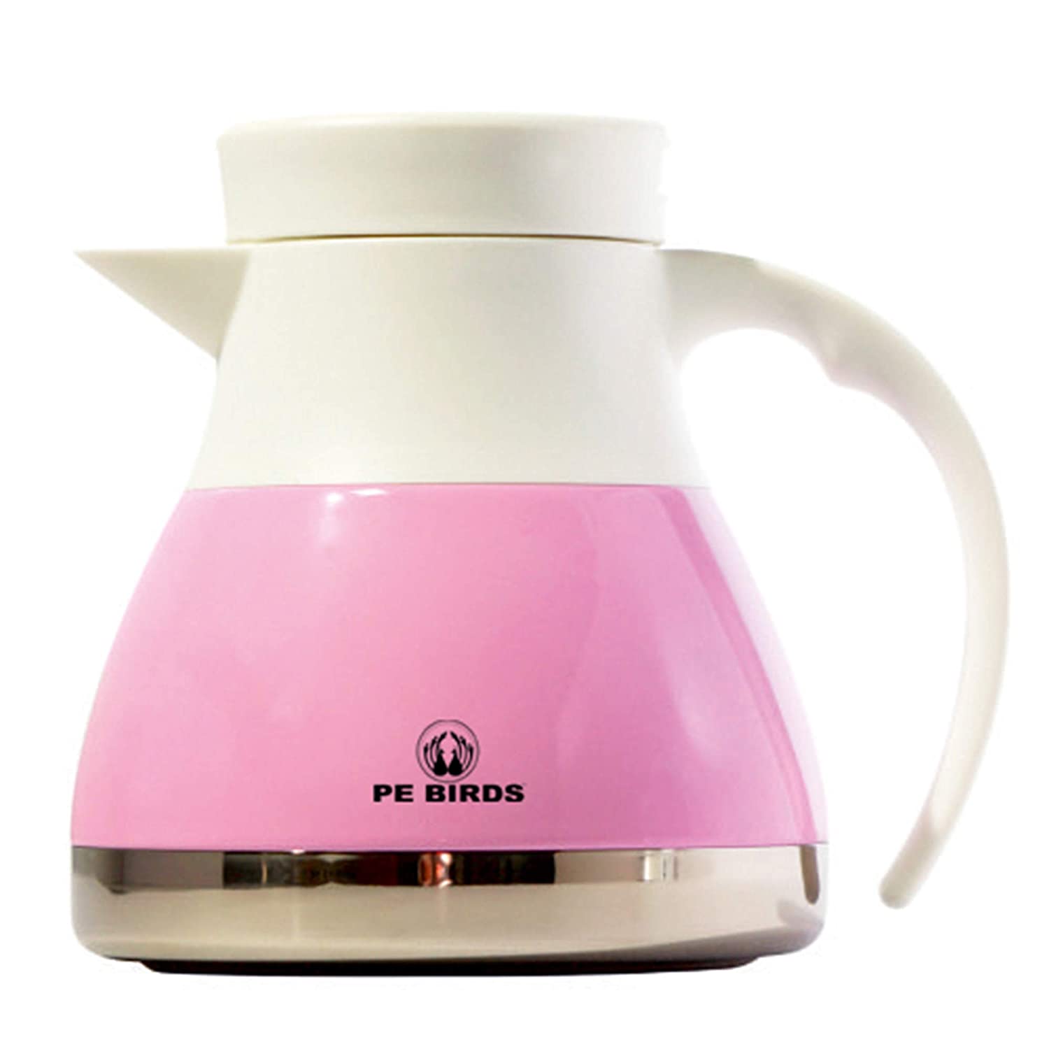 PE BIRDS Stainless Steel Sapphire Coffee Pot Vacuum Flask silver