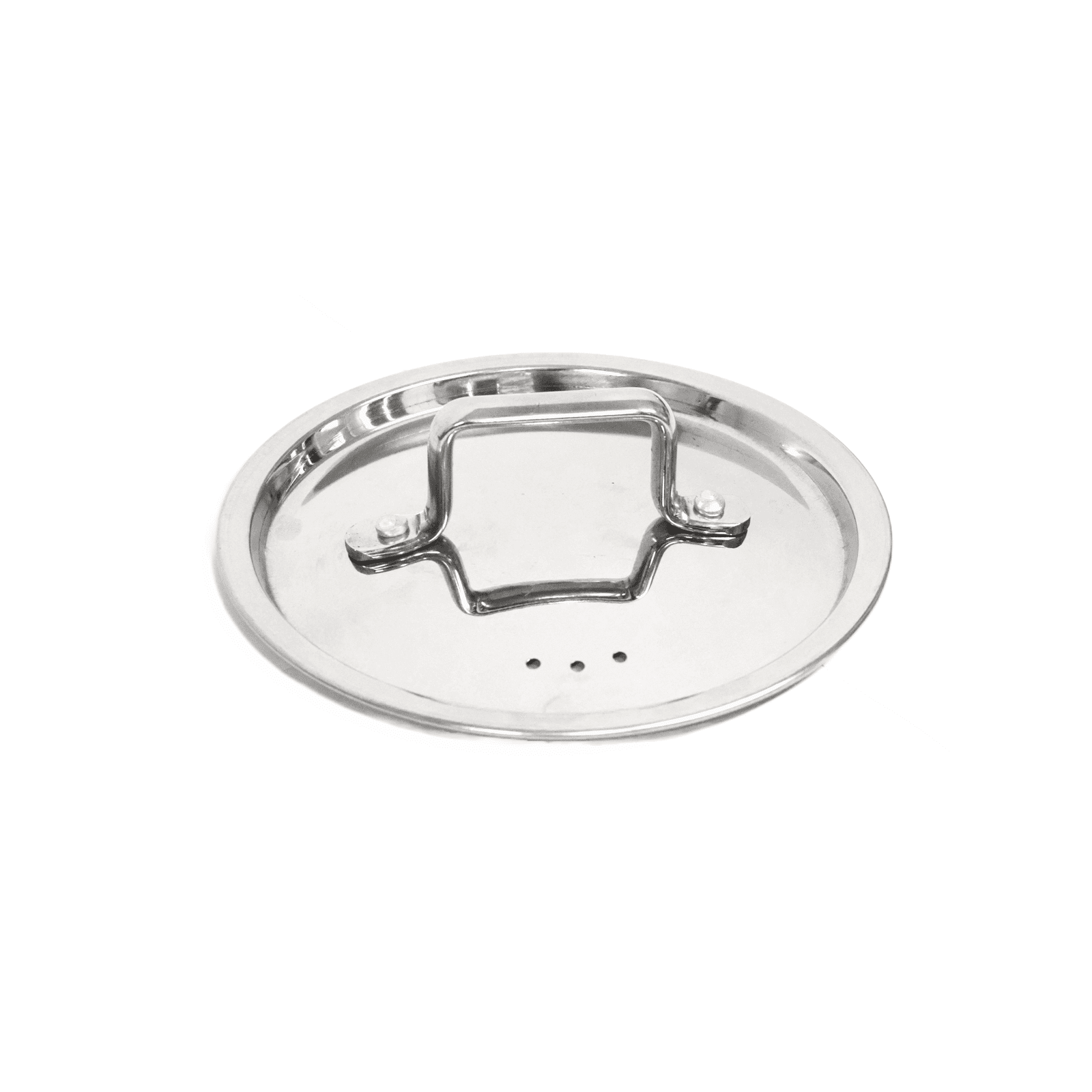 Saucepan with Clad and Stainless Steel lid bottom Sandwich Bottom