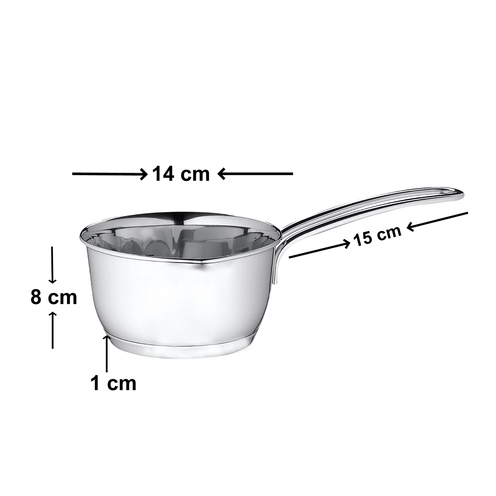 Triply Saucepan with Clad and Stainless Steel lid