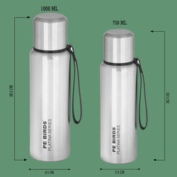 PE BIRDS Stainless Steel Double Wall Steel O Steel Vacuum Flask